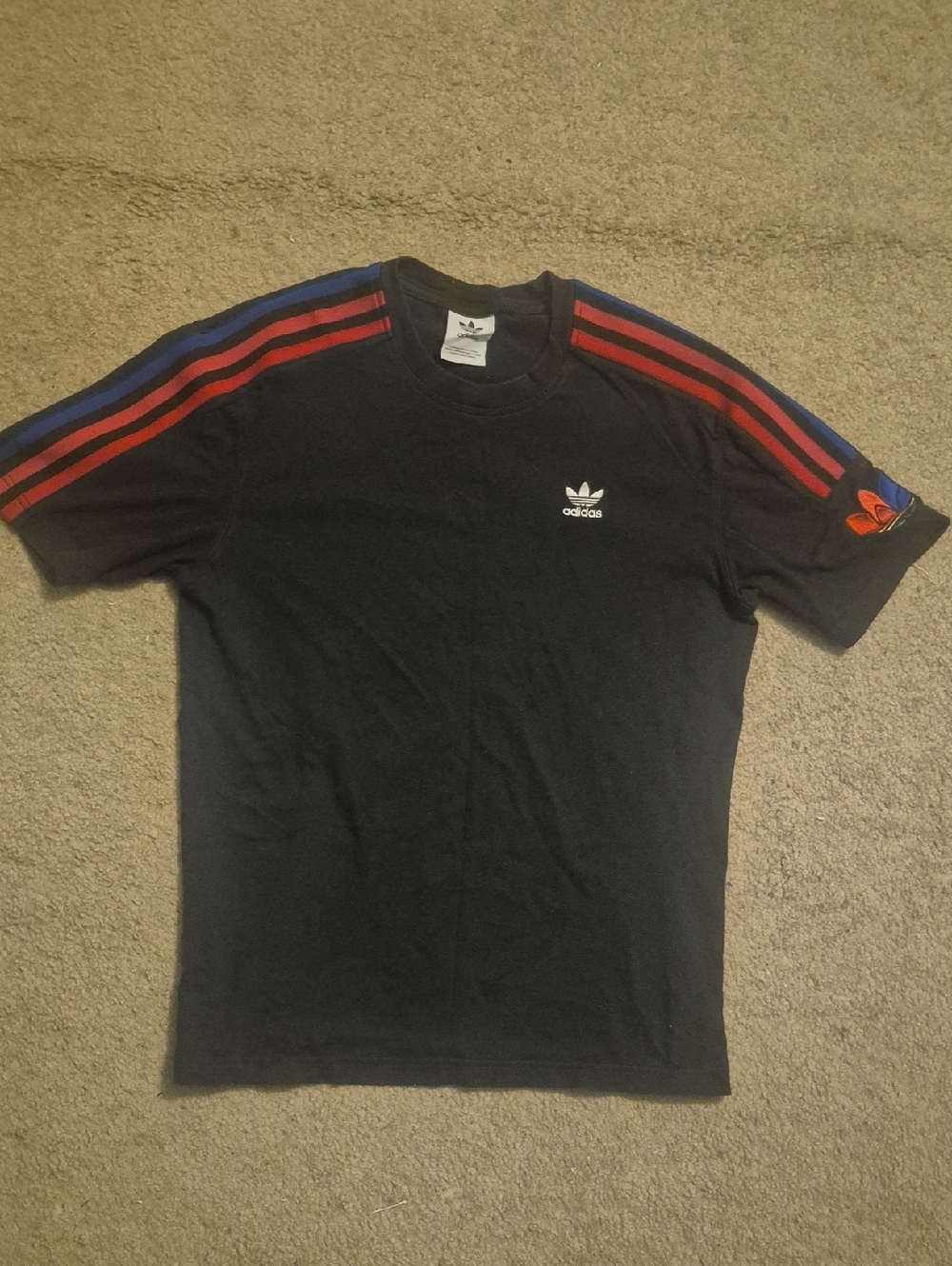 Men's Adidas Short Sleeve 3D Trefoil T Shirt Size M
